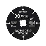 Bosch Professional Tungsten Carbide Multi Wheel Cutting Disc (for wood, plastic, plasterboard, copper pipe, X-LOCK, Ø 125 mm, bore Ø 22.23 mm, angle grinder accessories)