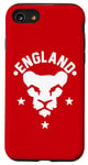 Coque pour iPhone SE (2020) / 7 / 8 Ballon de football Euro Lioness Stars d'Angleterre