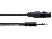 Cordial 14821, Xlr, Honkontakt, 6,35 Mm, Hankontakt, 1,5 M, Svart