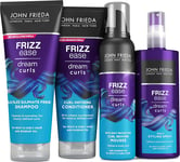 John Frieda Frizz Ease Dream Curls hair styling bundle for naturally wavy & hair