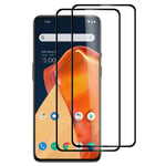 Foluu [2-Pack for OnePlus 9 5G Screen Protector, Tempered Glass [Full Adhesive][Full Coverage] [Bubble-Free] [Anti Scratch] HD Clear High Responsive for OnePlus 9 5G 2021 Release