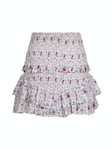 Neo Noir Mata Delicate Paisley S Skirt - Rose Rosa 36 22-3