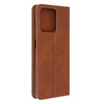 Wallet Case for Realme C53 Abstract Cubic Pattern Geo Collection Brown