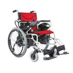 FTFTO Home Accessories Elderly Disabled Electric Wheelchair Folding Collapsible Portable Elderly Disabled Automatic Four-Wheeled Scooter - Load 100Kg Wheelchair