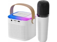 Bluetooth LED-lampa för mikrofon Y1 rózowy