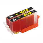 2 Yellow Ink Cartridges for HP Photosmart 5510 5510e 5512 5514 5515 5520 5522