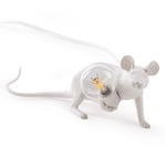 Mouse Lamp Lop lying down bordslampa USB vit