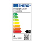 Forever LED-Lampe G9 6W 230V 3000K 480lm