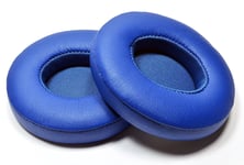 REYTID Replacement Blue Ear Pad Cushion Kit Compatible with Beats By Dr. Dre Solo2 & Solo2 Wireless Headphones