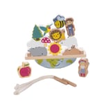 EverEarth Jeu d'empilage d'animaux "Nature" en bois durable - Jouet d'empilage pour s'amuser ensemble en se tenant en équilibre - Jeu de motricité pour garçons et filles - Jeu d'équilibre EE33947