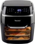 12L Digital Air Fryer Oven with Rotisserie Smart Cooker for Air Frying Roast Deh