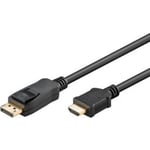 DisplayPort for HDMI adapter kabel 1,2 3m
