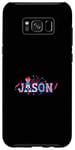 Galaxy S8+ Jason Fireworks USA Flag 4th of July Case
