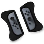 Protection silicone Joycon et grip pour Nintendo Switch - Noir & Gris