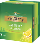 Twinings of London Te 100p Green Tea & Lemon