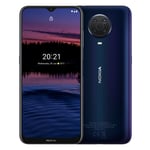 Nokia G20 Smartphone - 4GB+64GB - Dark Blue 6.5 HD+ Display - 48MP Quad Camera - 8MP Selfie Camera - Up to 3-Day Battery Life - OZO Spatial Audio - Helio G35