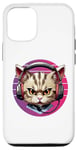 iPhone 12/12 Pro Cat With Earphones Headphones DJ Cats Gaming Musicstyle Case