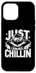 Coque pour iPhone 12 Pro Max Just Chillin – Bonhomme de neige amusant et cool Yeti Sasquatch Abominable