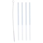 Alpina 4-pack glassugrör med rensborste