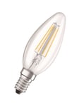 Osram LED-glödlampa Candle 6W/827 (60W) Clear E14