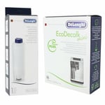 DeLonghi Eco Decalk Natural Coffee Machine Descaler Solution + Water Filter (Pac
