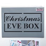 Christmas Eve Box Stencil | Christmas Decorating & Craft Stencil | Xmas Festive Painting Stencils (S/ 10x20cm)