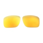 Walleva 24K Gold Polarized Replacement Lenses For Oakley Holbrook XL Sunglasses
