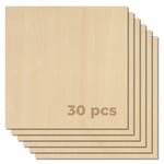 xTool 3mm Basswood plywood 30x30cm - 30pcs