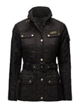 B.intl International Q Green Smoke-8 Designers Jackets Quilted Jackets Black Barbour