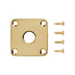 Gibson Les Paul Metal Jack Plate with Screws (Gold)
