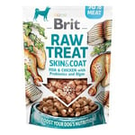 Brit RAW TREAT Skin & Coat, fisk kyckling - 40 g