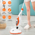 12-in-1 Hot Steam Mop Cleaner Upright & Handheld Hard Floor Carpet Steamer 1500W