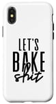 Coque pour iPhone X/XS Cuisinons Funny Cook Chef