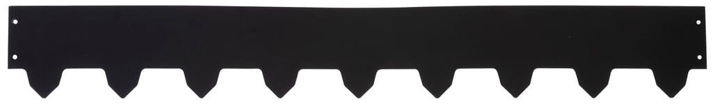 Västbo Gräskantlist Galv/svart 3x119 cm Höjd 16 cm