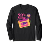 Ironic 90s Retro Cassette Player Music Long Sleeve T-Shirt