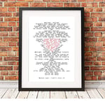 Marvin Gaye - What's Going On - song lyrics- A3 typography poster art limited edition print