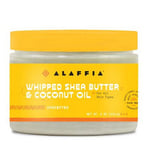 Whipped Shea Butter & Coconut Oil Unscented & Unrefined 4 Oz By Alaffia