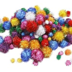 Creativ Pompong - 15-40 mm Glitter Mix 75 st