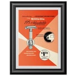 Barba Prints - Gillette 195 Bottom Dial Adjustable Razor 13x18 cm