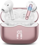 Ecouteurs Bluetooth Sans Fil, Écouteurs Sans Fil V5.3 Hi-Fi Stereo Avec 4 Enc Réduction De Bruit Micros, Oreillette Bluetooth 40H Casque Sans Fil Ip7 Étanche, Ecouteur Usb C Pour Ios Android[X1068]