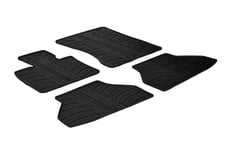 Gummimattor lampliga for BMW X6 20082014 TDesign 4delad monteringsklammor