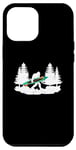 Coque pour iPhone 12 Pro Max Bigfoot Kayak Pagaie Lac Canoë en eau vive Sasquatch