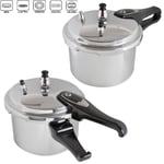 5L ALUMINIUM  PRESSURE COOKER  KITCHEN CATERING HOME BRAND NEW WITH SPARE GASKET