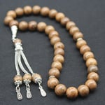 Klassiska massiva trämodeller 33 10 % original färglös lack muslimsk Nianzhu Hui Zanzhu Mellanöstern arabisk TASBIH 386
