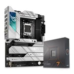 ASUS ROG Strix X670E-A GAMING WIFI + AMD Ryzen 7 7700X CPU Bundle