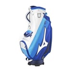 Mizuno Tour Staff Mid Cart Bag - Blue/White/Light Blue