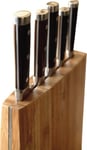 IRIS - IR3721-I - Range Couteaux + 5 Couteaux - Bambou/Verre