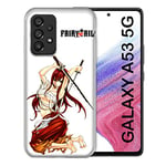 Coque pour Samsung Galaxy A53 5G Manga Fairy Tail Erza
