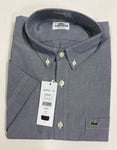 Lacoste Mens Short Sleeves Shirt Regular Fit FR 40 Medium