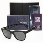 Prada Black Marble Sunglasses Lightning Mens Square PR04YS SPR 04Y 05W-731